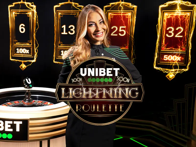 Hình ảnh game Unibet Lightning Roulette